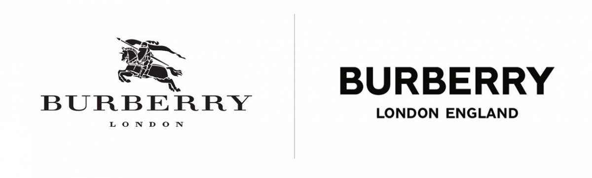 новый логотип Burberry 