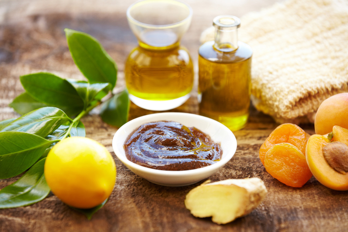 маска с оливковым маслом и медом