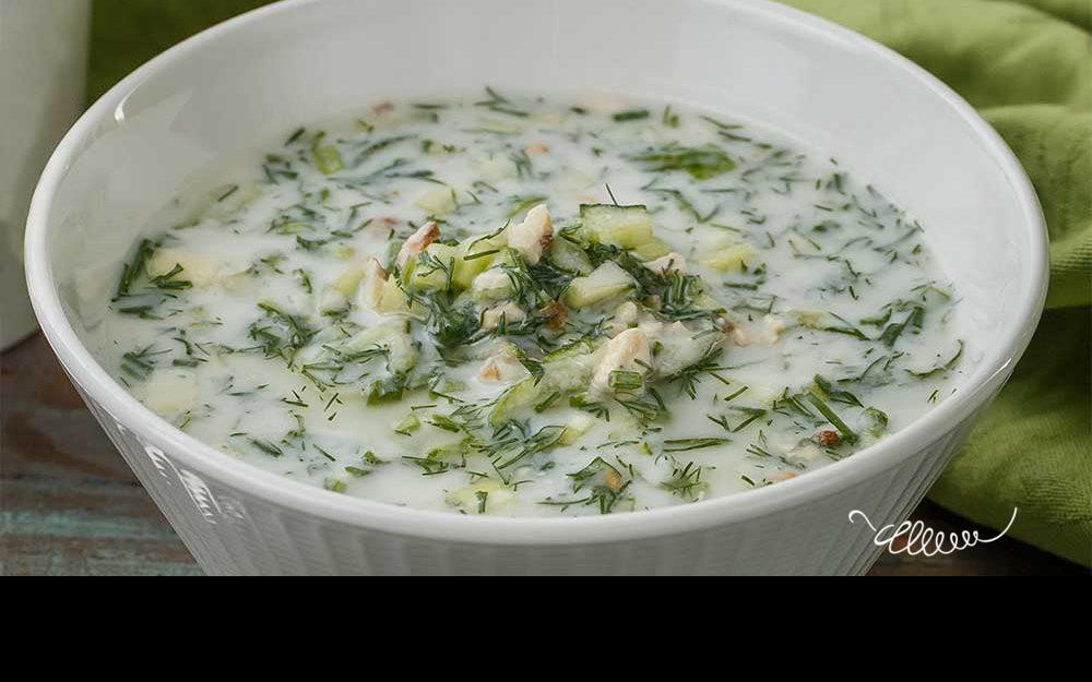 Таратор, болгарский кисломолочный суп, пошаговый рецепт с фото на ккал