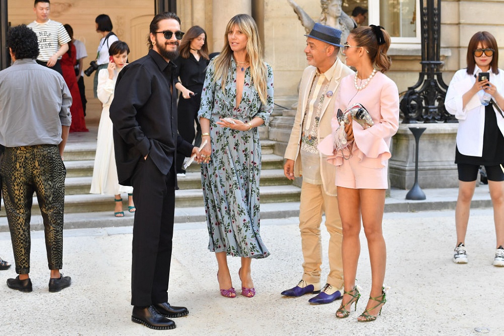 Хайди Клум, Том Каулитц, Кристиан Лубутен