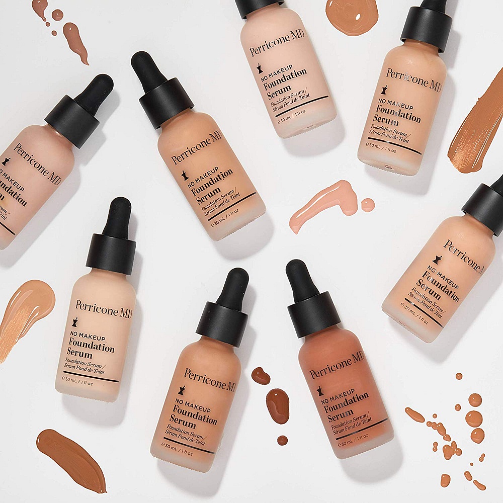 Сыворотка-основа для восстановления природного цвета и молодого сияния кожи No Makeup Foundation Serum, Perricone MD