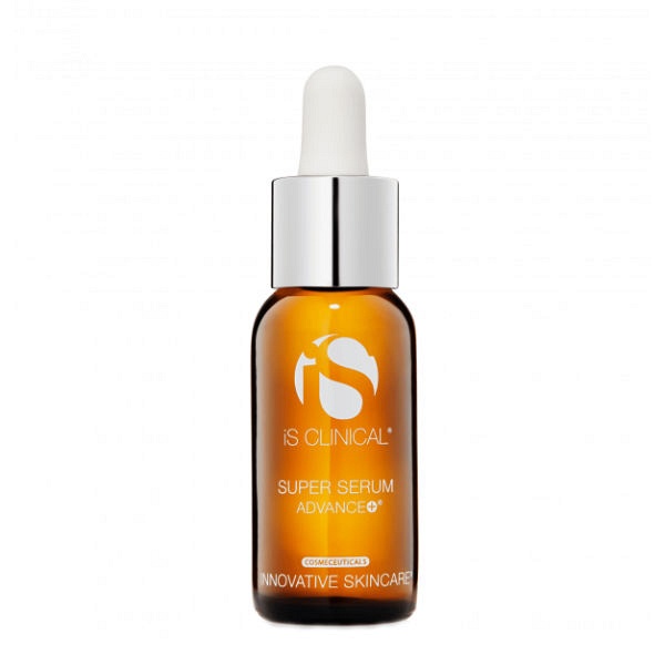 Cыворотка с чистым витамином С (стабилизированной L-аскорбиновой кислотой) и трипептидом меди Super Serum Advance, iS Clinical
