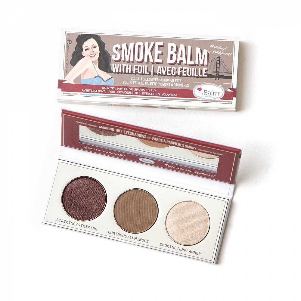 Палета теней Vol. 4 Foiled Eyeshadow Palette, Smoke Balm