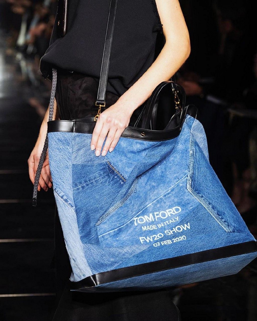 Макси-сумка из денима, Tom Ford