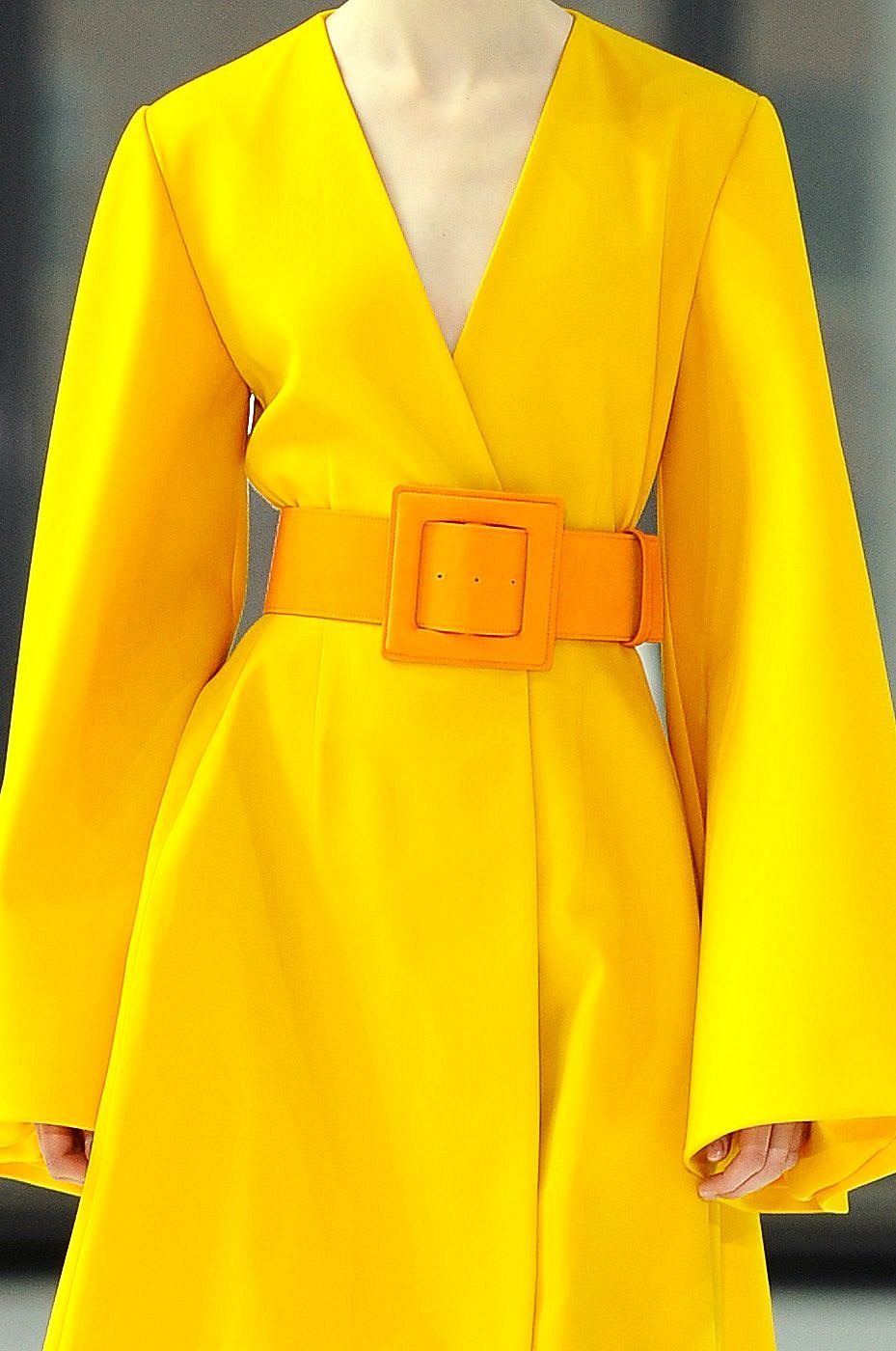 Широкий ремень яркого цвета, Carolina Herrera