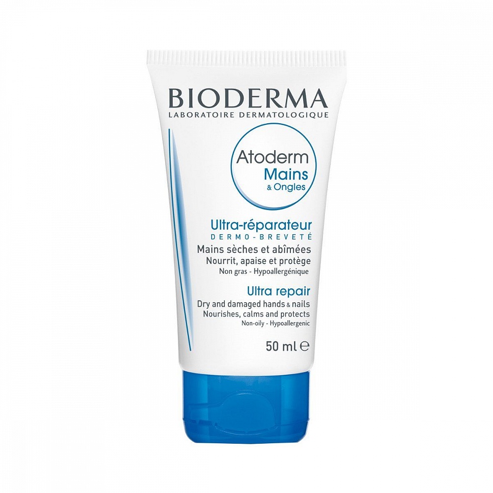 Ультра-восстанавливающий и успокаивающий крем для рукAtoderm Mains & Ongles, Bioderma