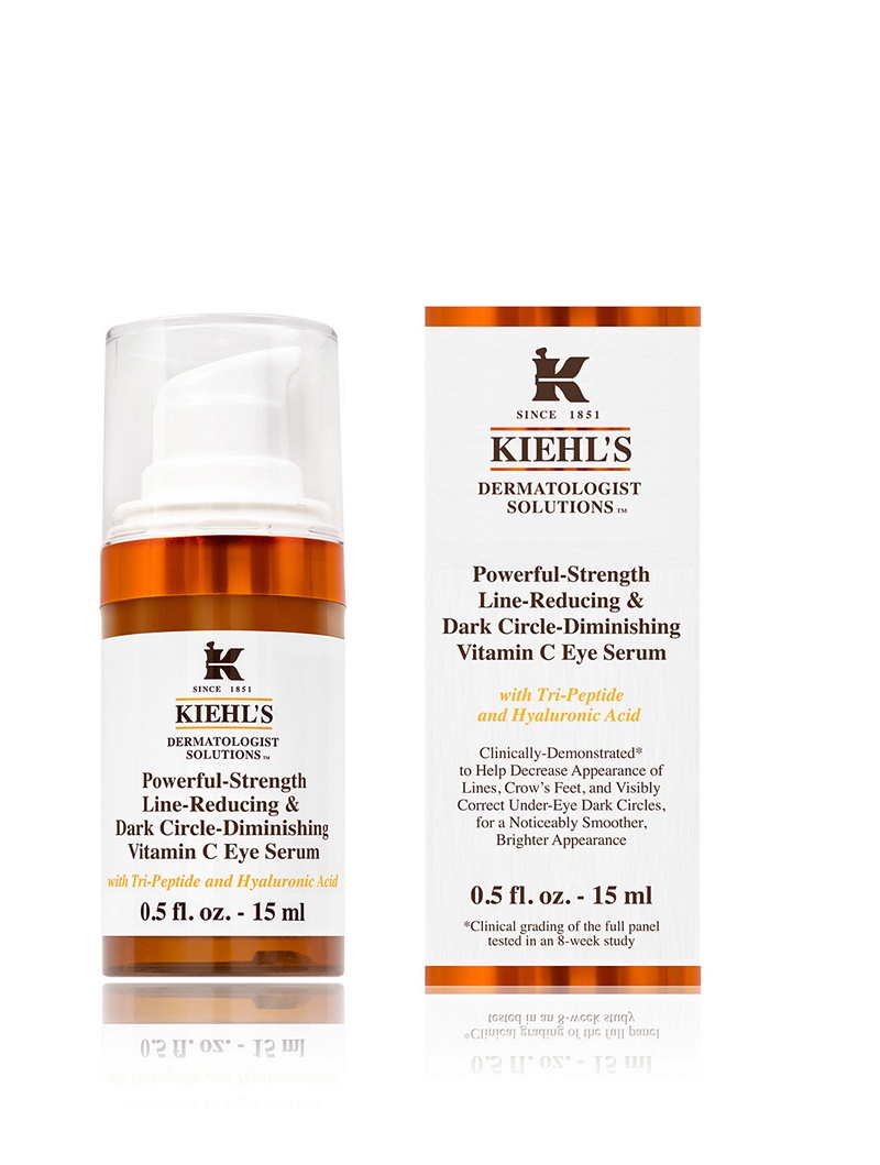 Концентрат против морщин для кожи вокруг глаз с витамином С Powerful-Strength Line-Reducing & Dark Circle-Diminishing Vitamin C Eye Serum, Kiehl's