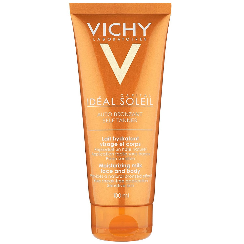 Увлажняющее молочко для лица и тела Ideal Soleil Self Tanner Face and Body Moisturising Milk, Vichy