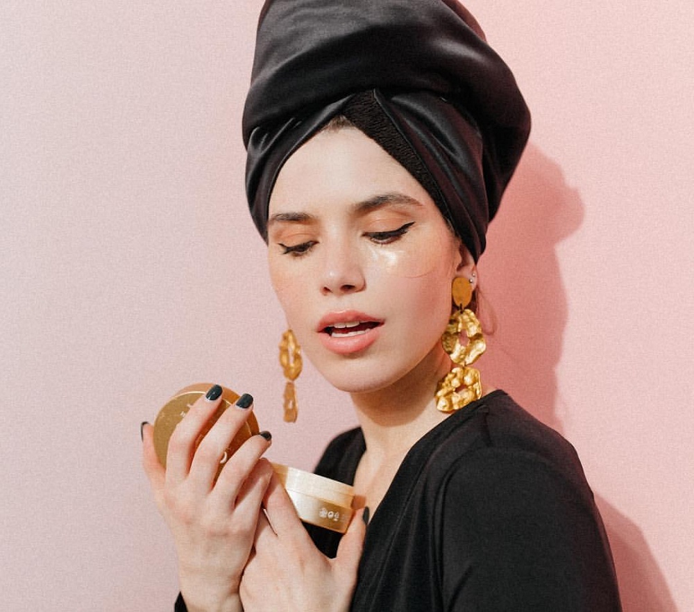 Полотенце для волос из махры и натурального 100% шёлка, которое бережет структуру волос, MonMou