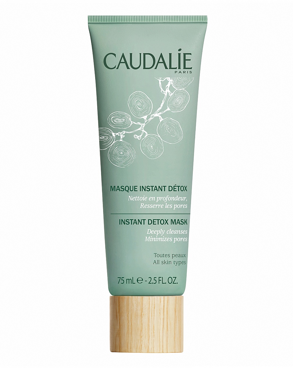  Детокс-маска с розовой глиной и экстрактом папайи Instant Detox Mask, Caudalie