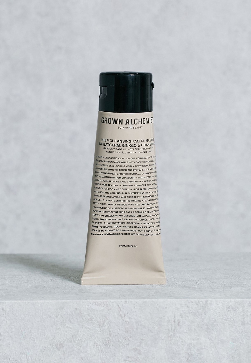  Глубоко очищающая маска с белой глиной, абослю розы и экстрактом гинкго Deep Cleansing Masque, Grown Alchemist