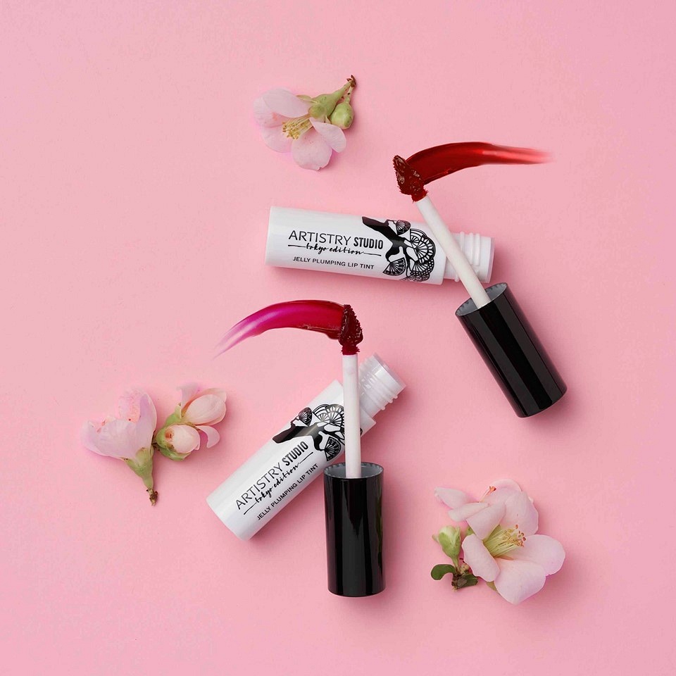  Тинты с эффектом увеличения губ Tokyo Edition в оттенках Sakura и Persimmon, Artistry Studio