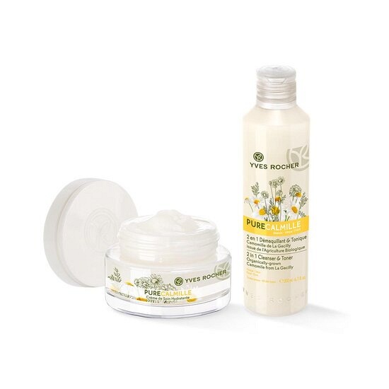 Успокаивающий уход — крем для лица и молочко для снятия макияжа от Yves Rocher