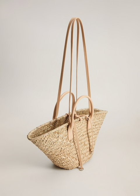 Сумка-корзина с двумя ручками Mango