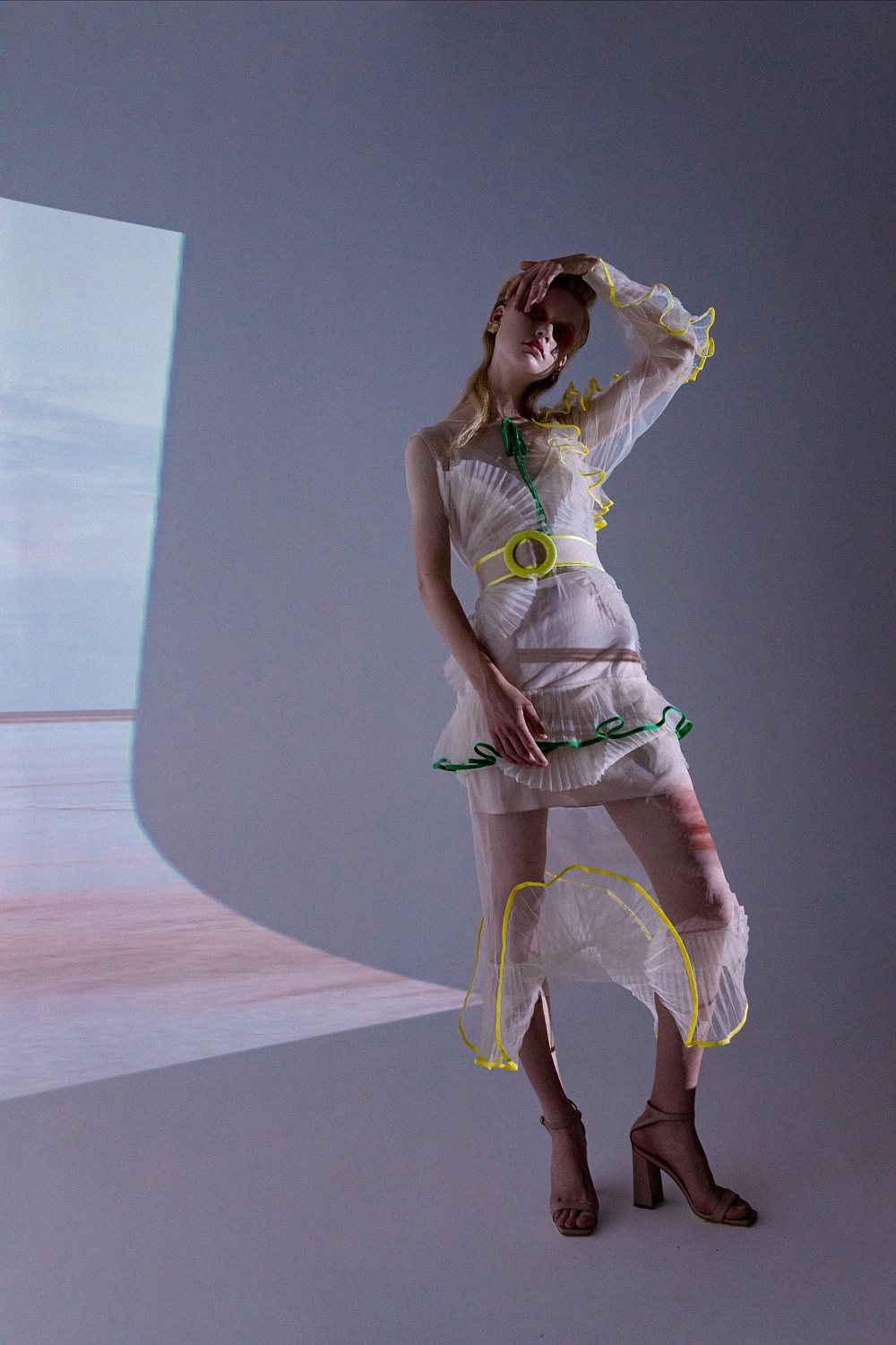 Серьги: Rassvet Accessories, Платье: Nadya Dzyak, Обувь: Marsala