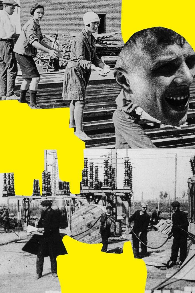 Из серии «Истории времени»,  коллаж, 2021