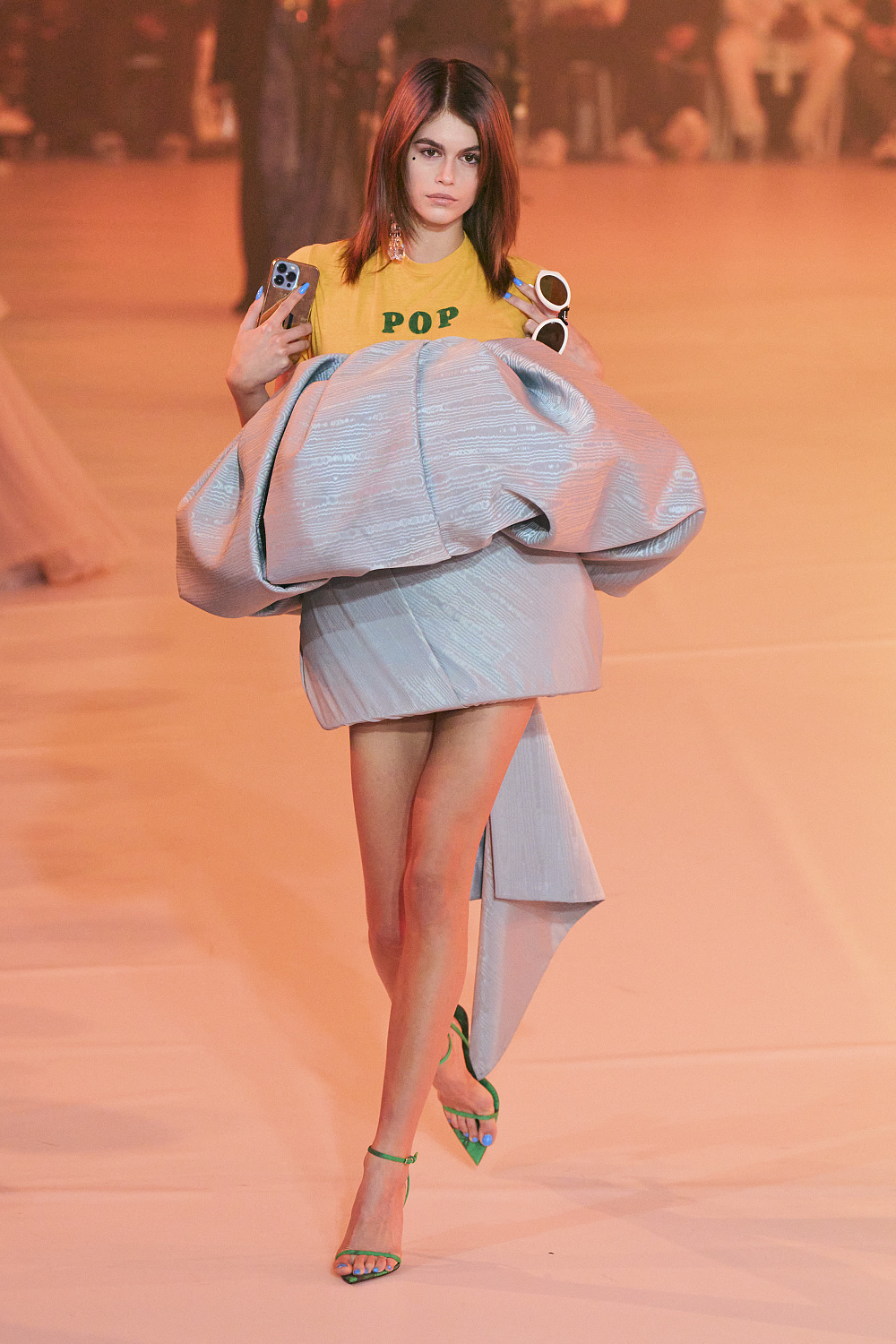 Кая Гербер на показі Off-White FW 22