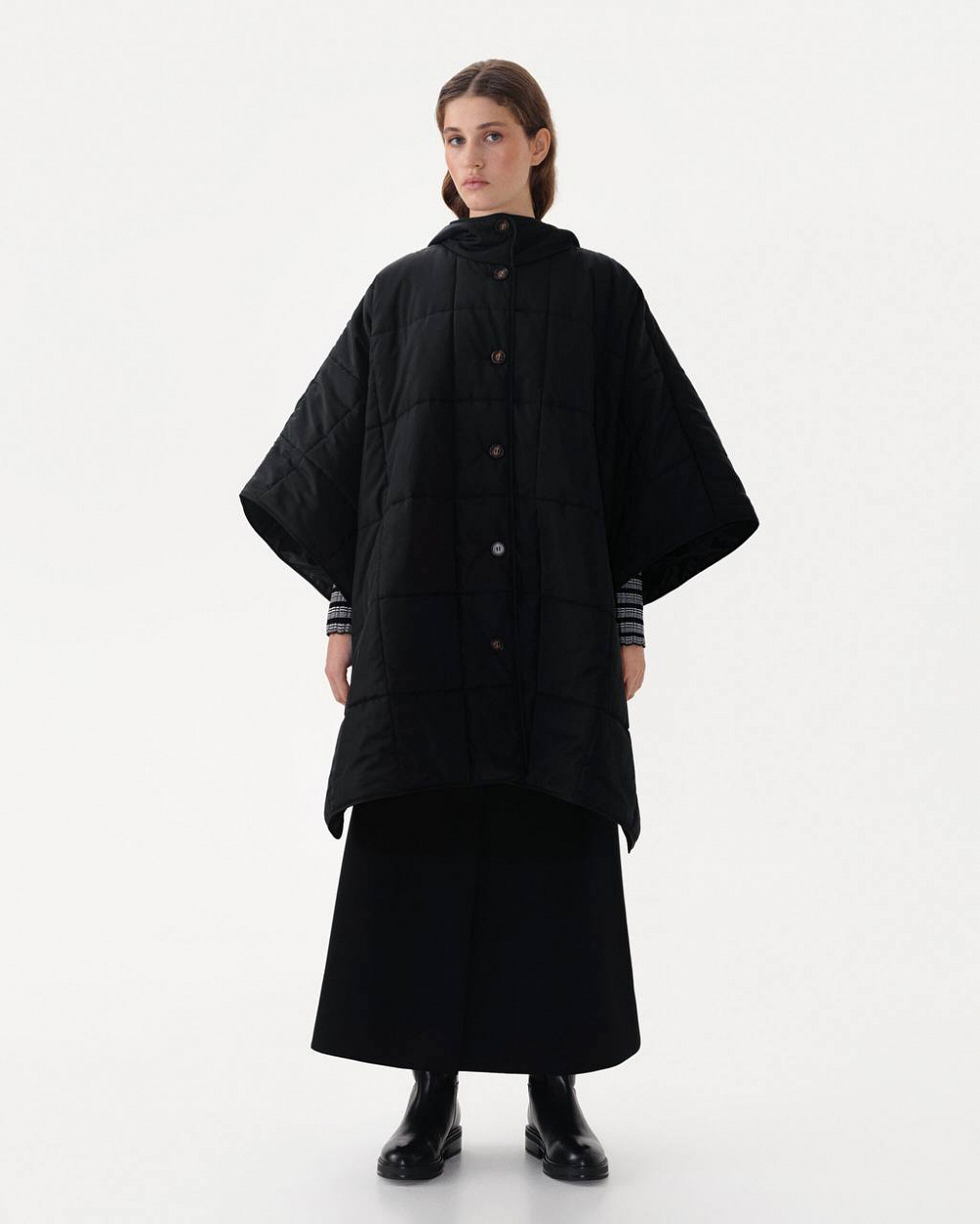 NORTH BLACK PONCHO