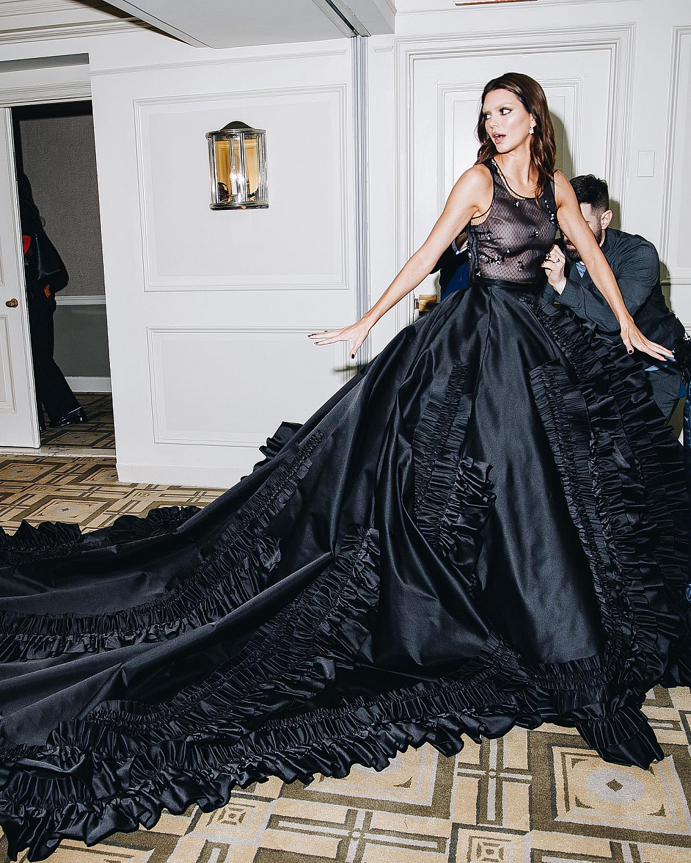 Кендалл Дженнер в Prada/Instagram: @prada