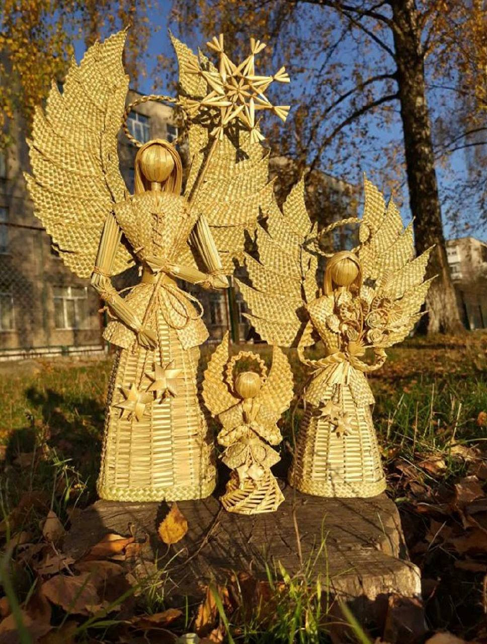 Різдвяні янголи. Роботи Івана Кравчука