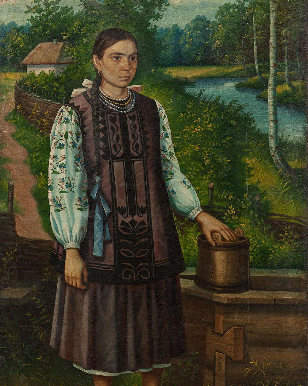 «Портрет сільської дівчини», Григорій Ксьондз