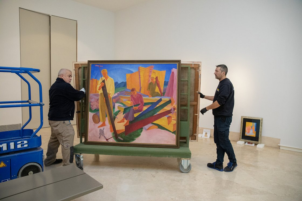 Монтаж виставки