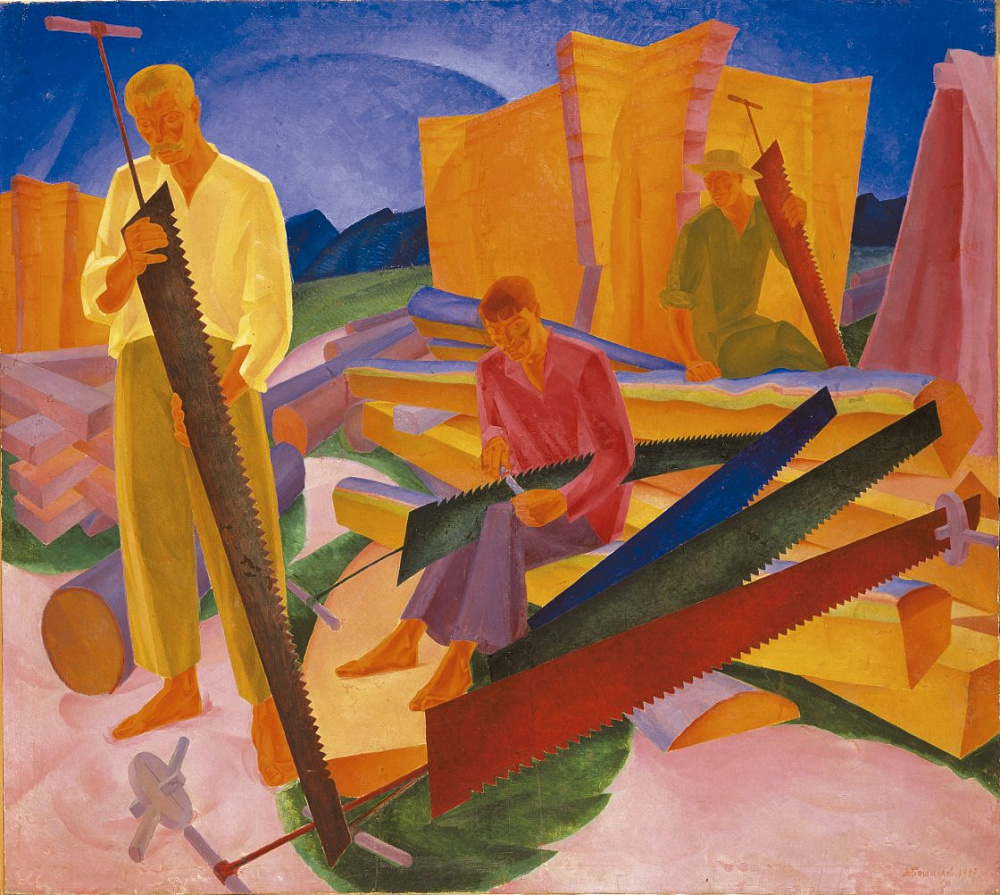 Олександр Богомазов. Пилярі, 1927