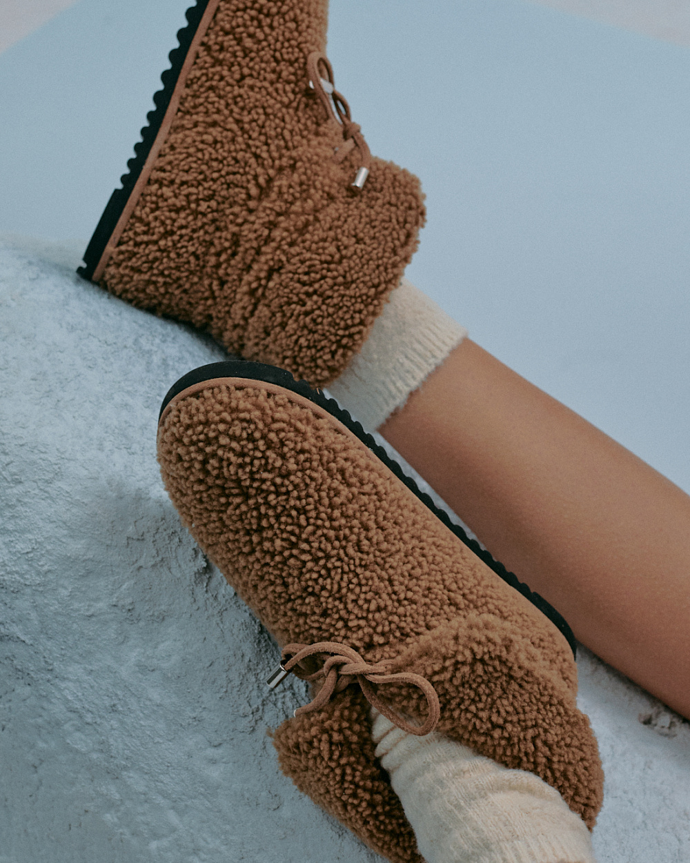 Черевики-дутики з хутра Kachorovska