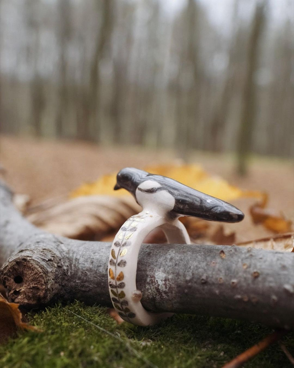 Керамічна каблучка Hatka ceramics