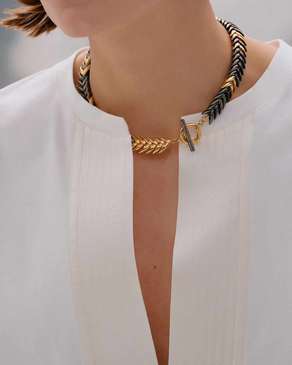 Кольє «Обгорілі колоски» від Bevza