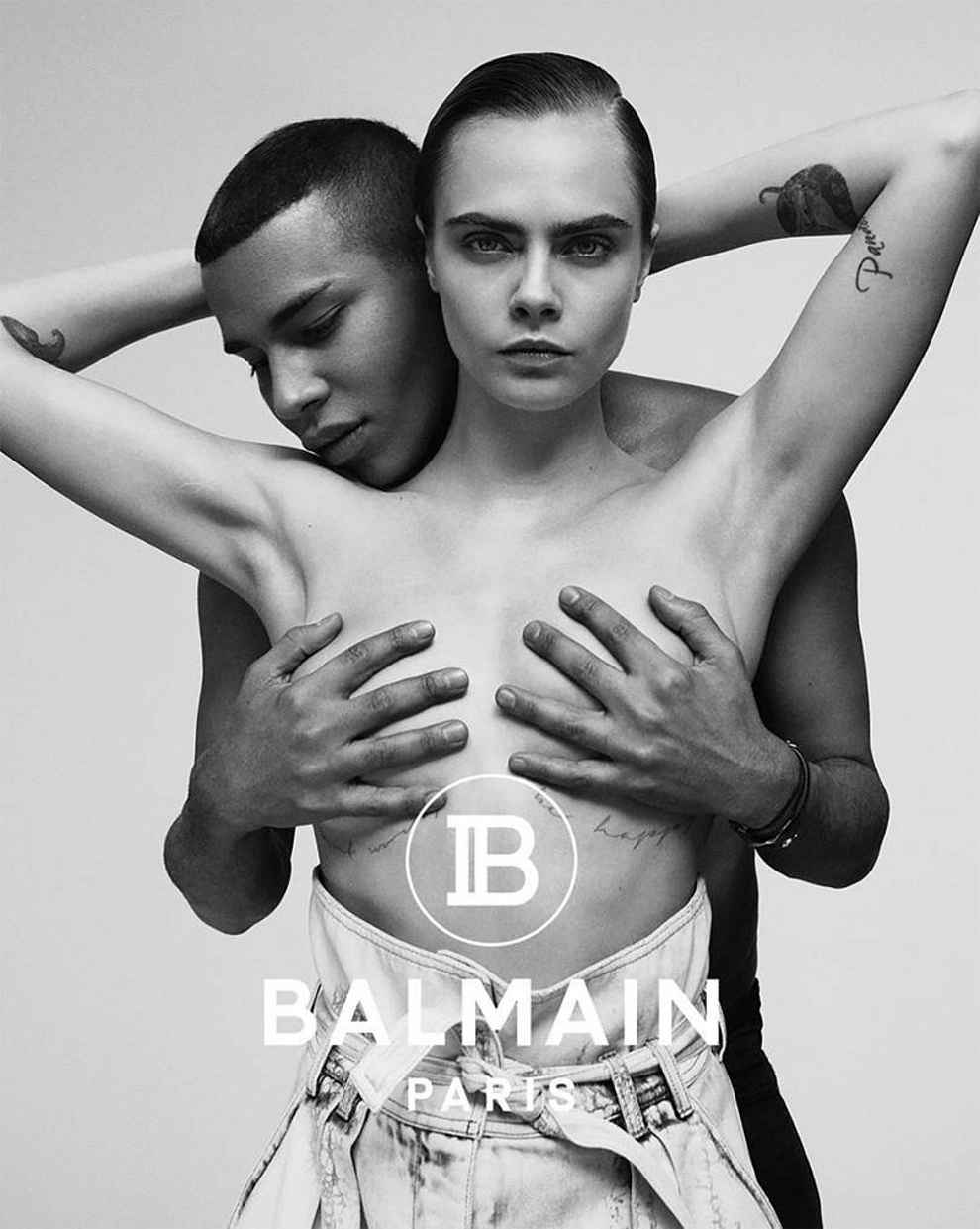 Чистый секс: Кара Делевинь и Оливье Рустен в новой съемке Balmain