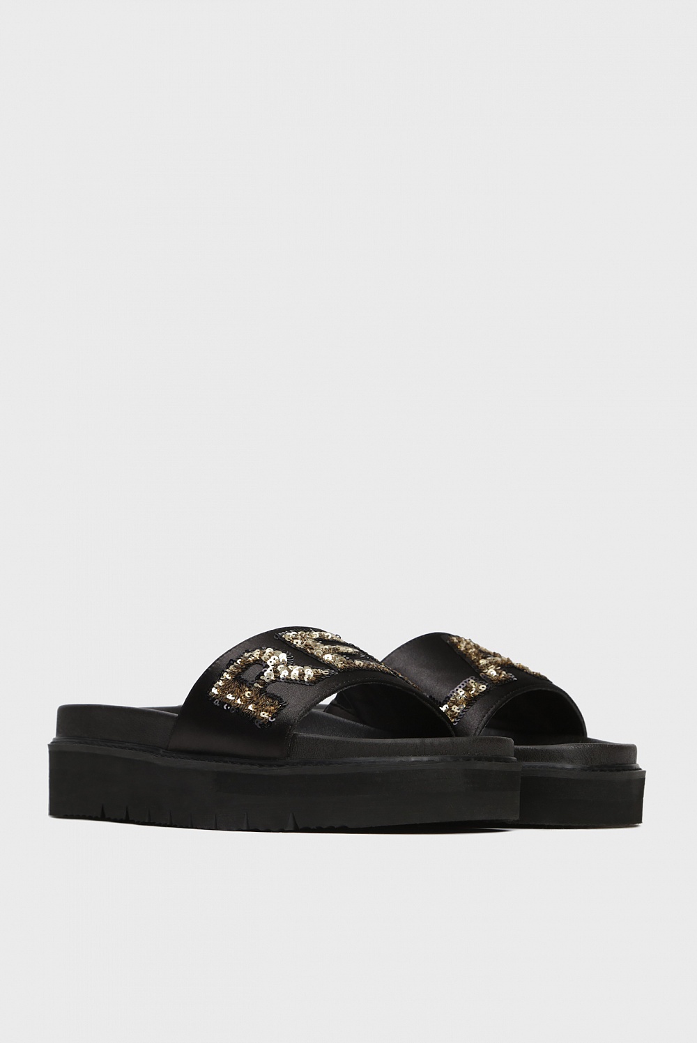 ЖЕНСКИЕ ЧЕРНЫЕ СЛАЙДЕРЫ SIOUX REPLAY RF810005S