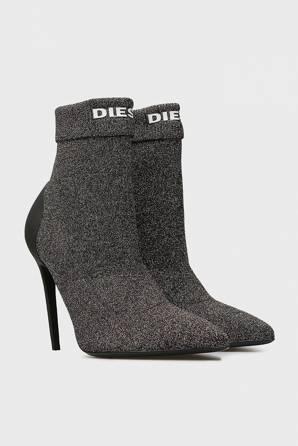 ЖЕНСКИЕ ЧЕРНЫЕ БОТИЛЬОНЫ SLANTY DIESEL Y01857 P2062