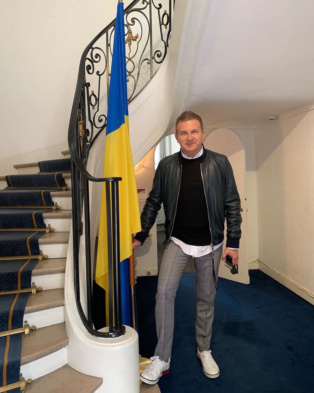 Катя Осдача і Юрій Горбунов у Парижі