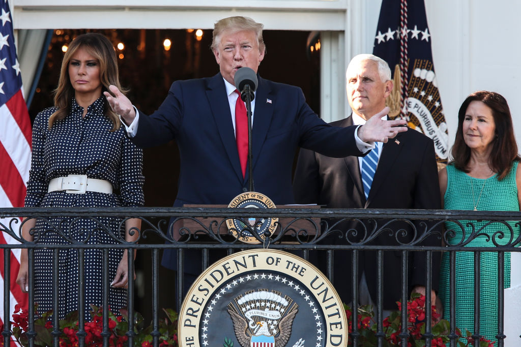 Мелания Трамп на пикнике Конгресса
