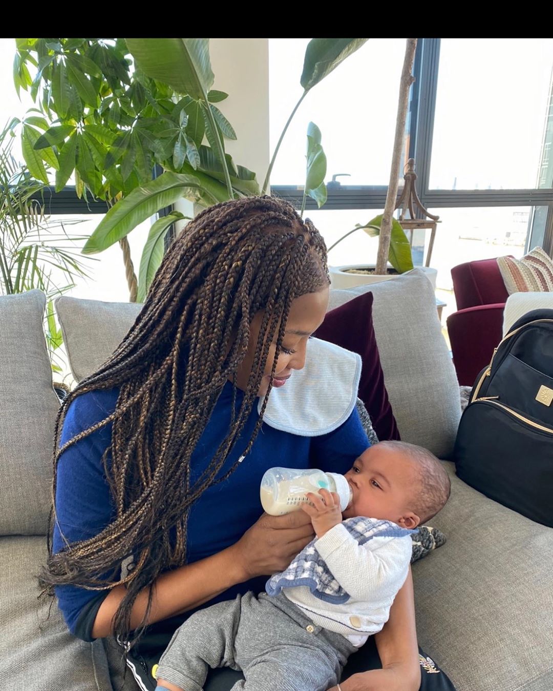 Наомі Кемпбелл з дитиною на карантині