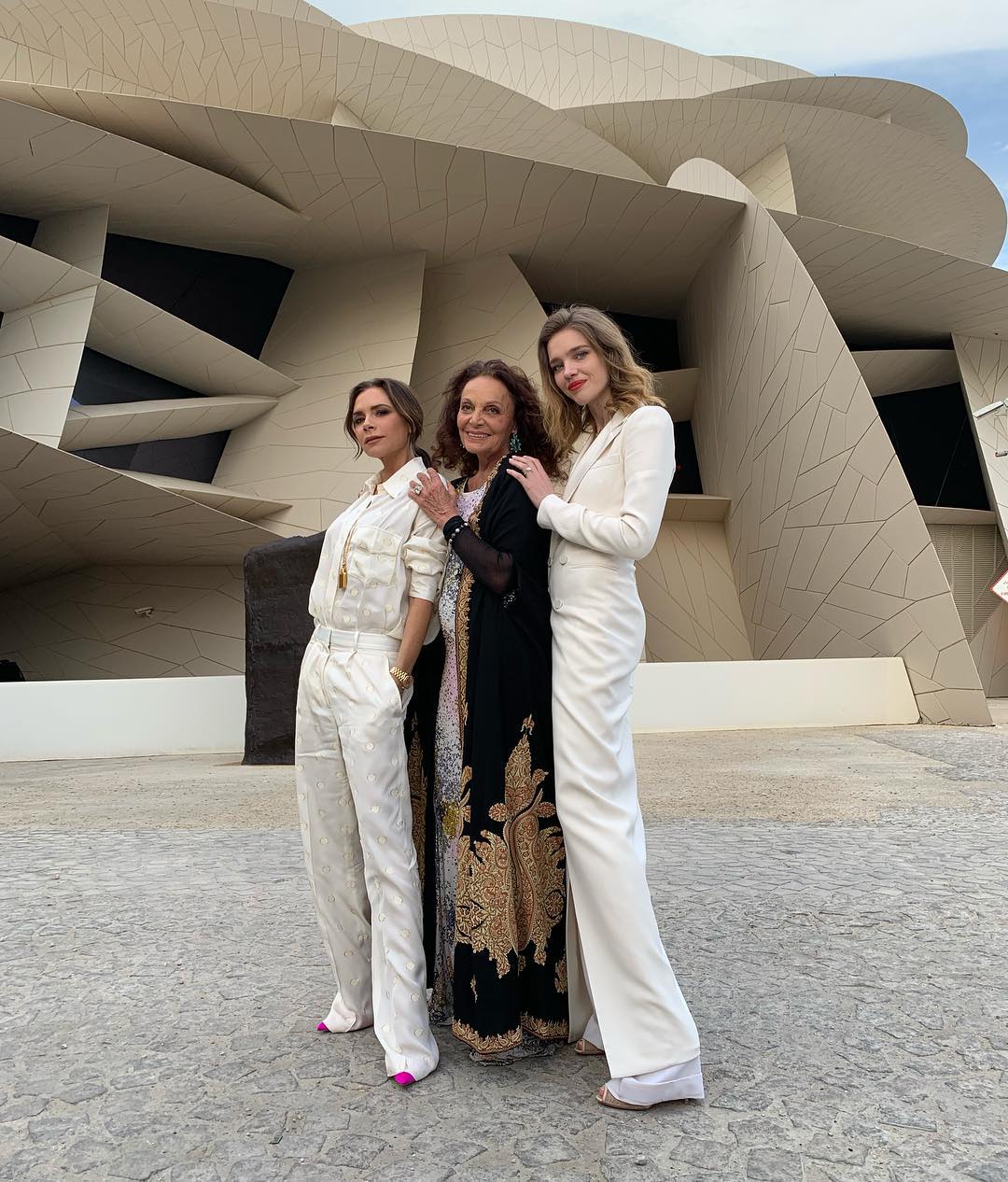 Наталья Водянова и Виктория Бекхэм