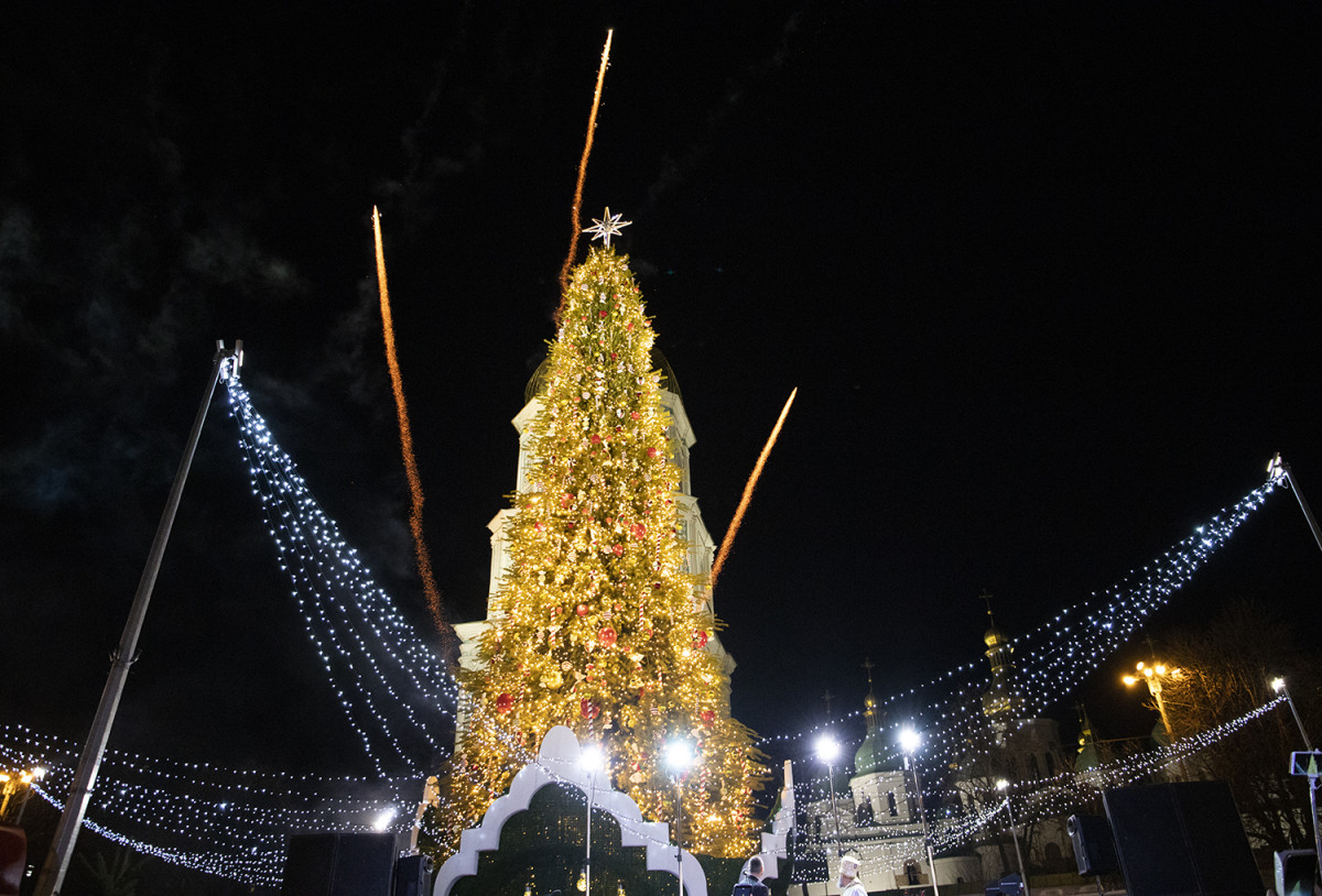 Новий рік 2020 в києві