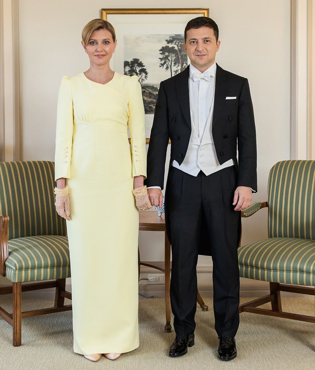 перша леді України Олена Зеленська у сукні Frolov