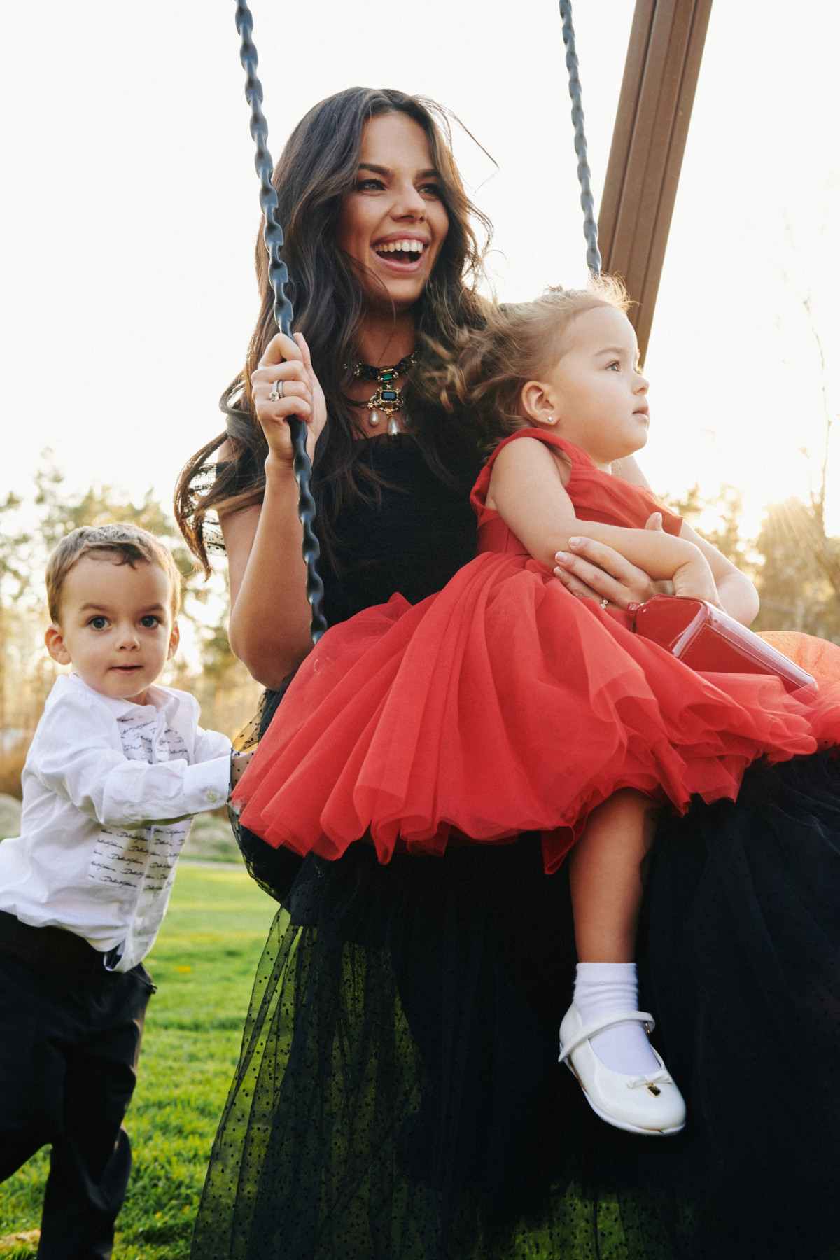 Ольга Торнер с детьми