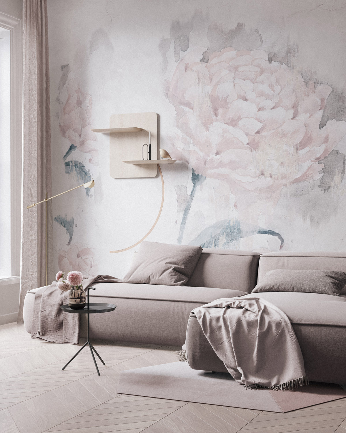 обои интерьер