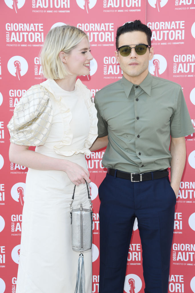 Рами Малек и Люси Бойнтон 7