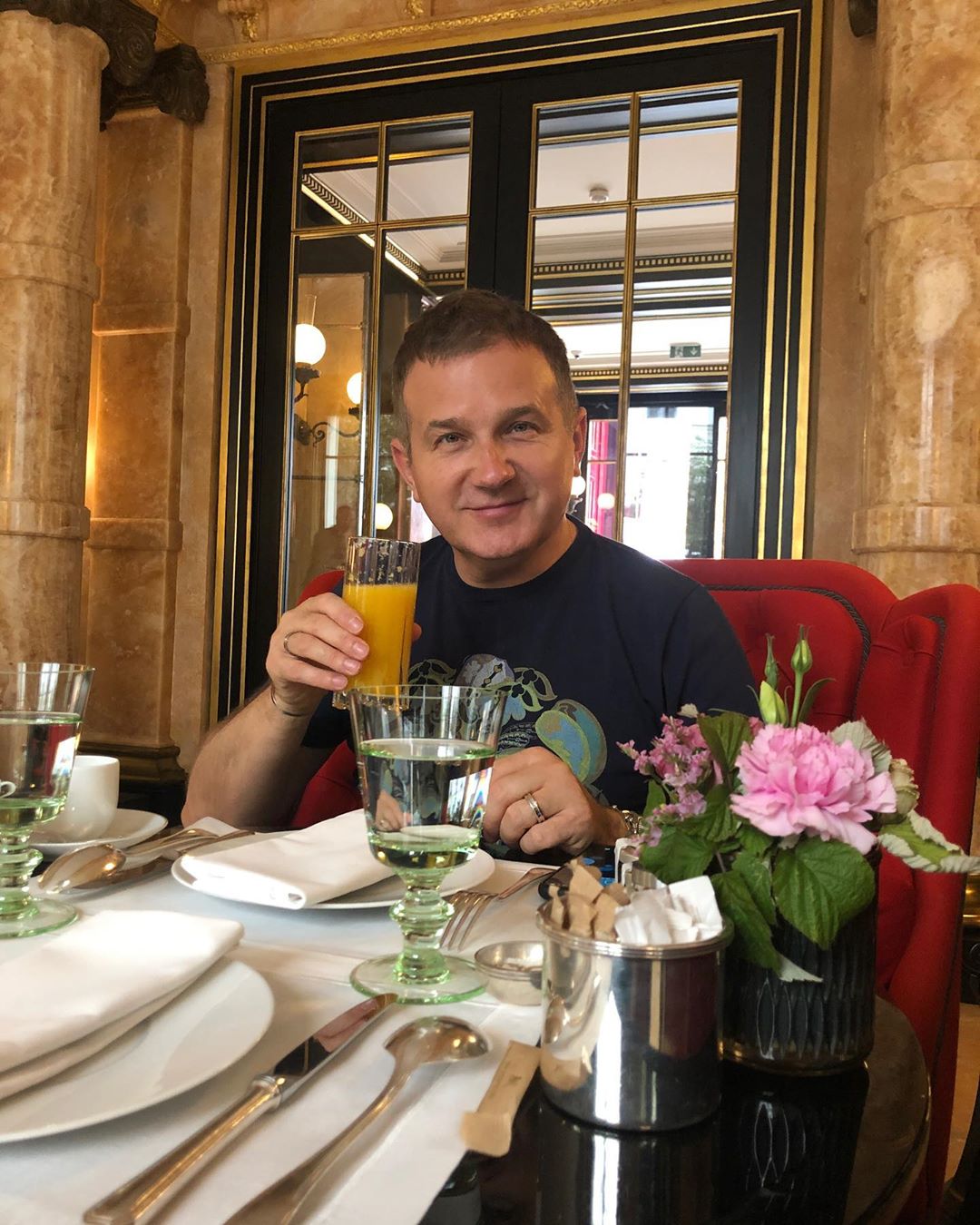 Катя Осдача і Юрій Горбунов у Парижі