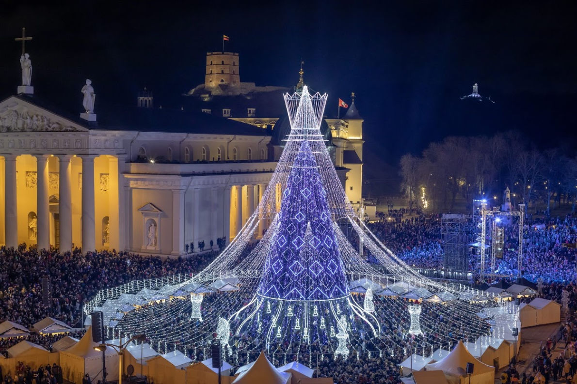 Ялинка у Вільнюсі 2020