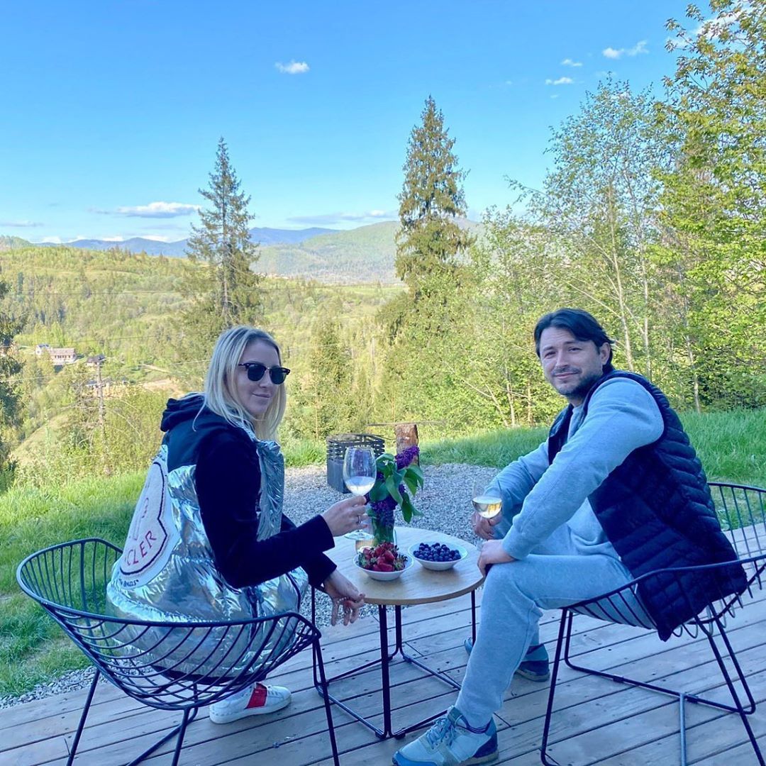 Сергій Притула з дружиною