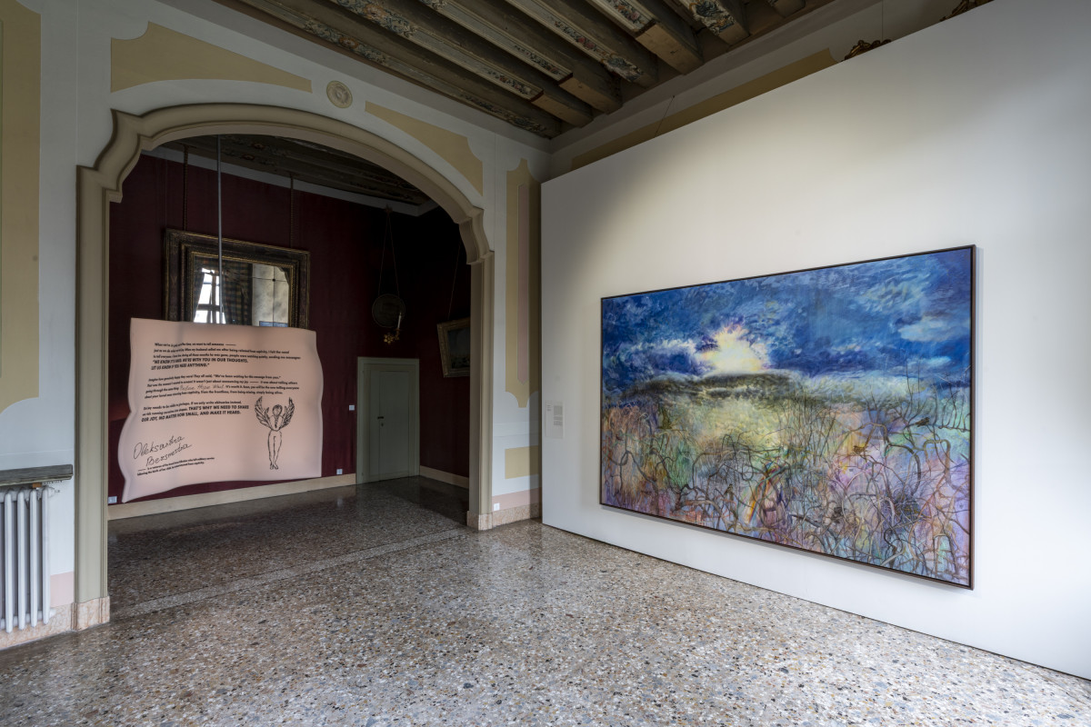  Kateryna Aliinyk, Night in Heaven, 2026. Still Joy — From Ukraine Into The World_Biennale Arte 2026 