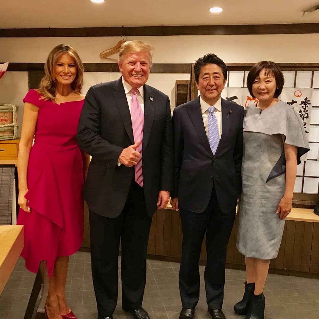 Мелания Трамп в Японии