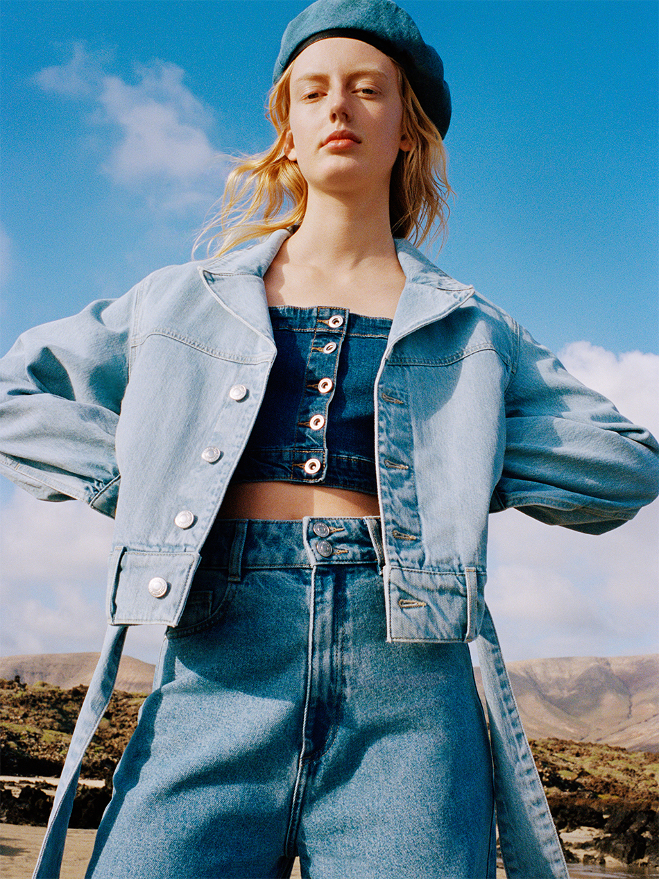 denim total look