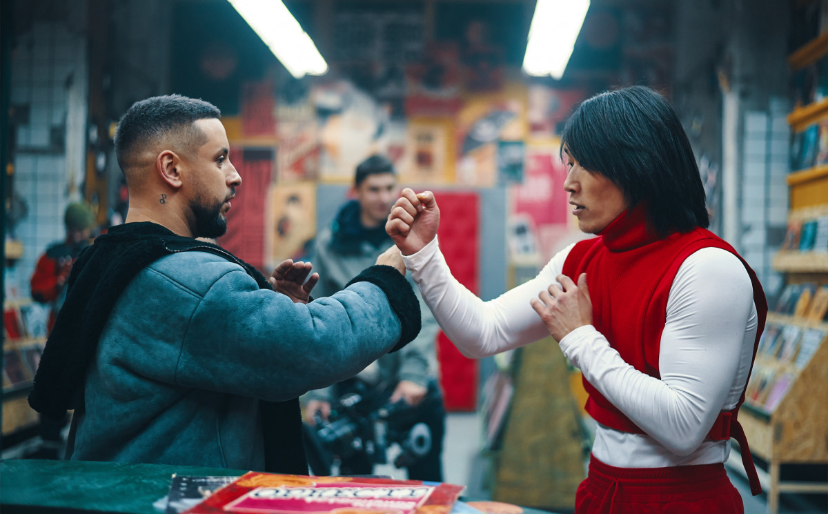 Кадр со сьемок