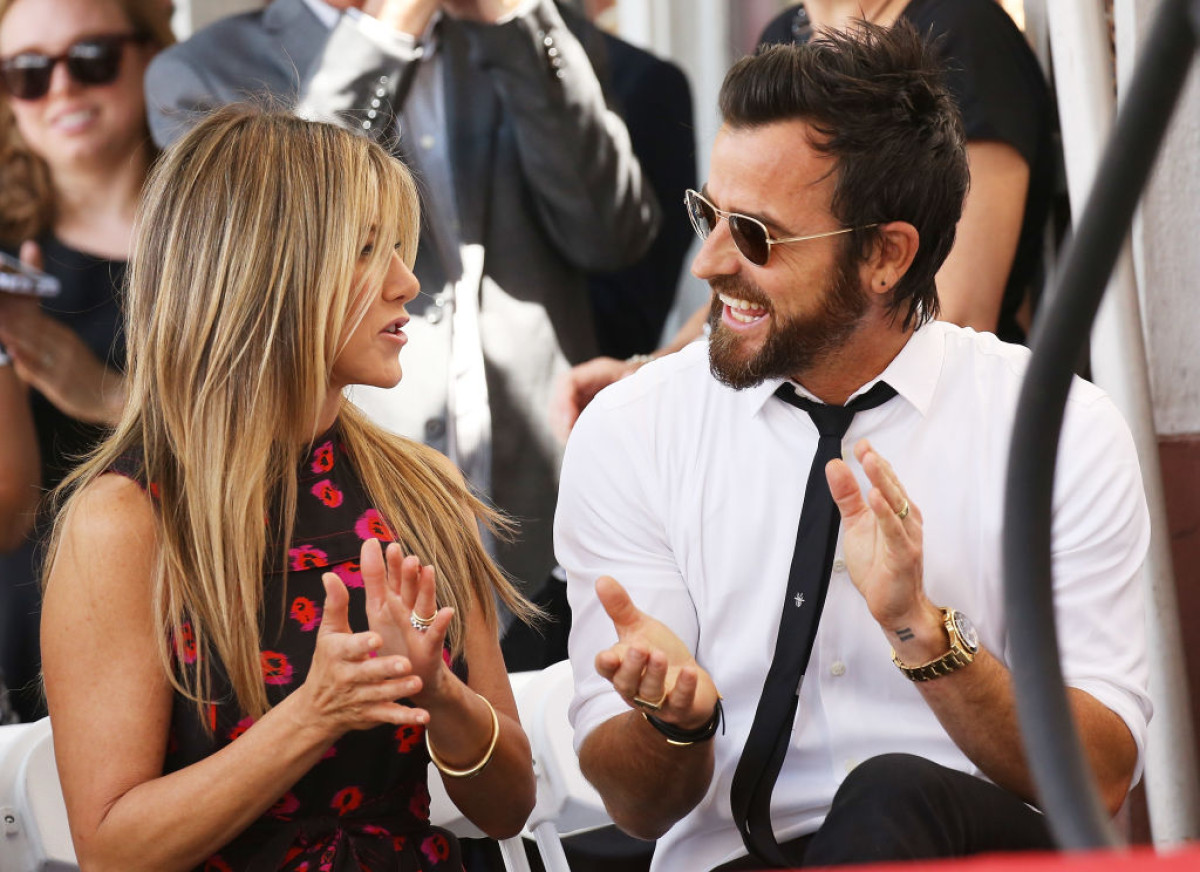 Дженніфер Еністон та Джастін Теру